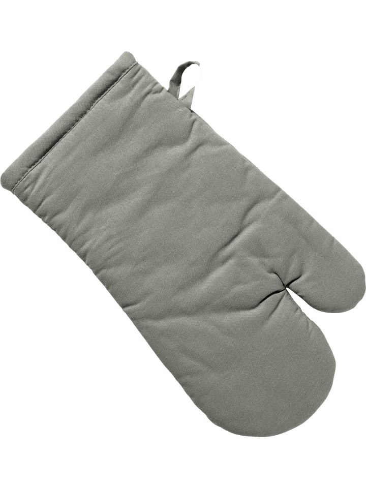 Baumwolle Ofenhandschuh Seattle in grau