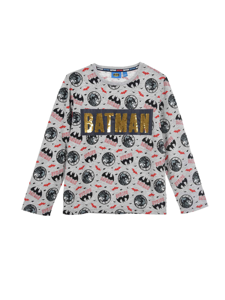 Langarmshirt Longsleeve in Grau