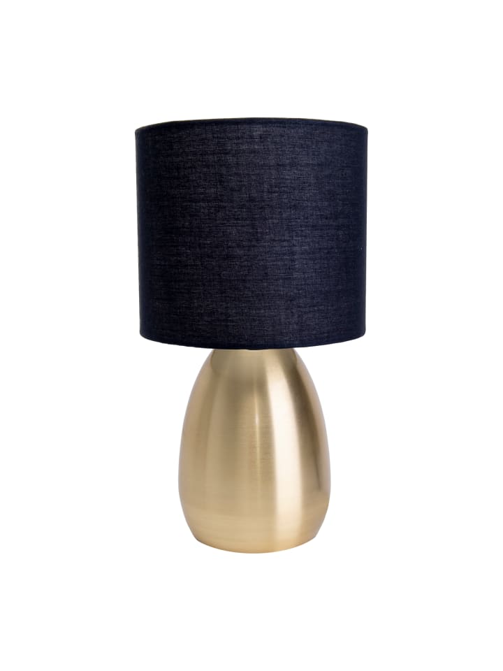 Tischleuchte "AURUM" in gold - (L)17.5 cm x (B)17.5 cm x (H)32.5 cm