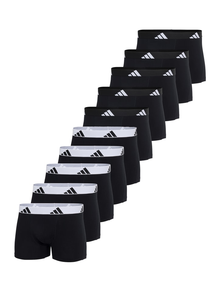 Retro Short / Pant Active Flex Cotton in Schwarz Mix