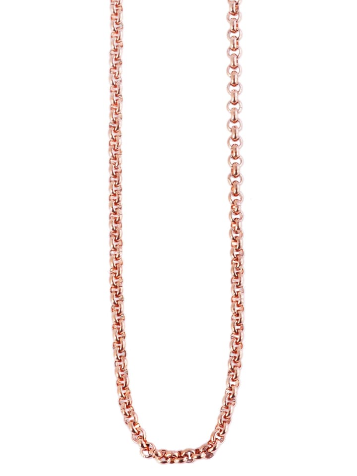 Unisex Halskette – Erbskette aus Edelstahl 40 cm in gold
