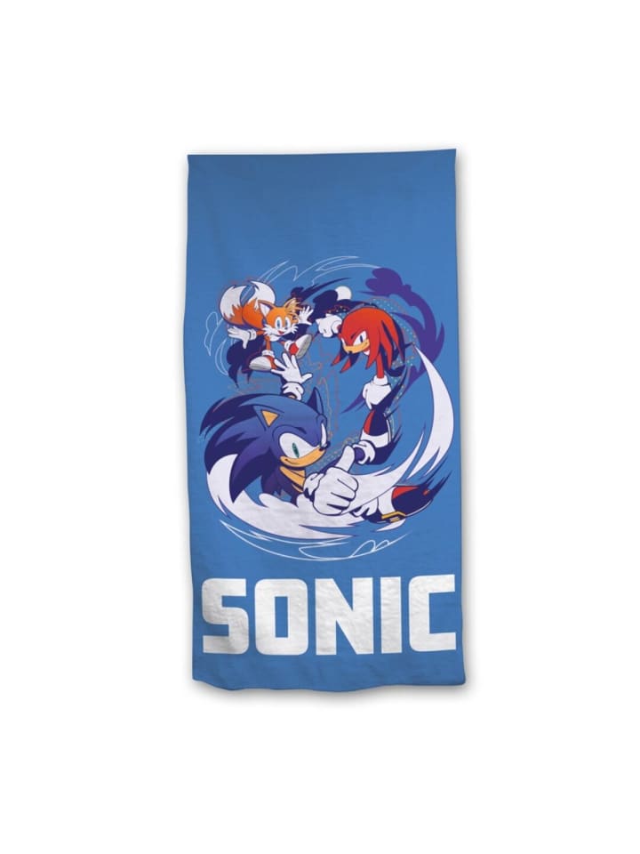 Sonic Strandtuch 70 × 140 cm leicht und schnelltrocknend in Blau
