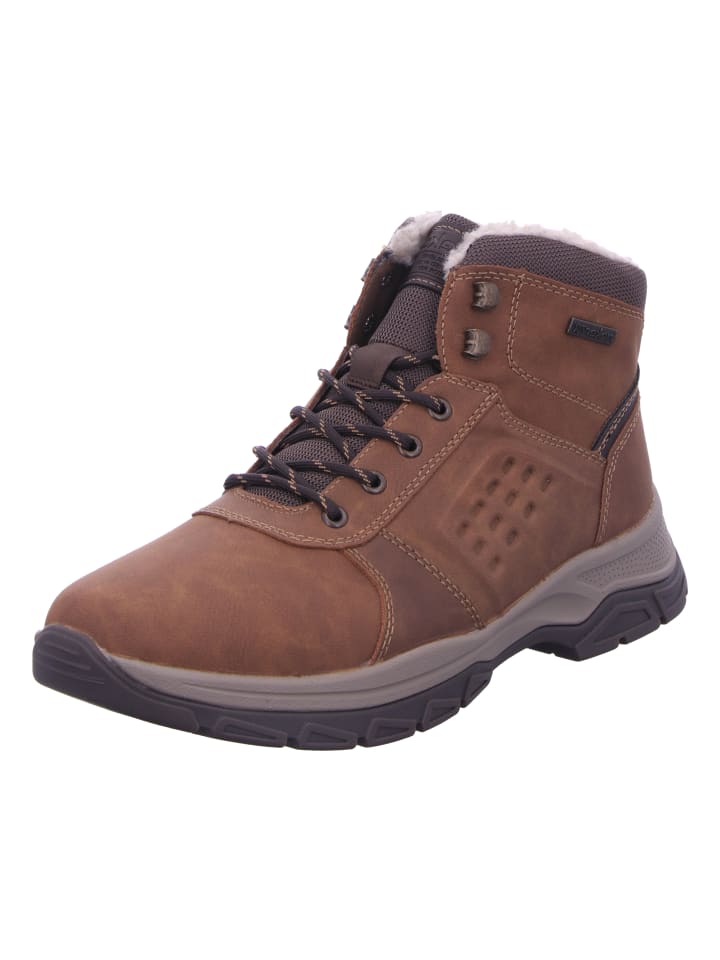 Schnürstiefel Mit Tex-Membran in braun