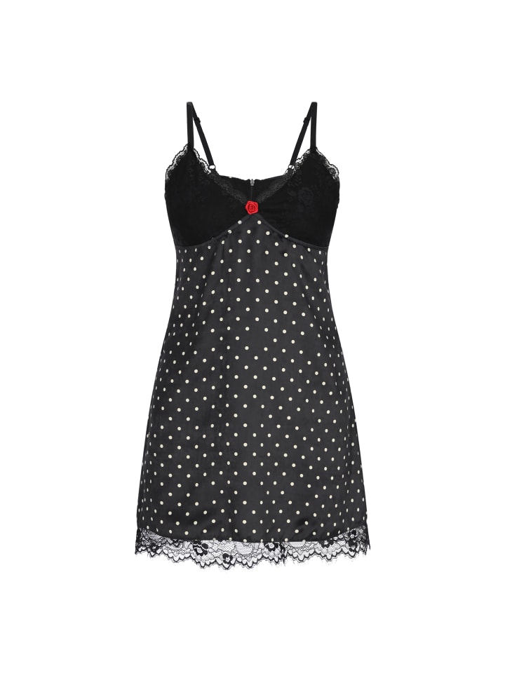 Women Dress in black offwhite