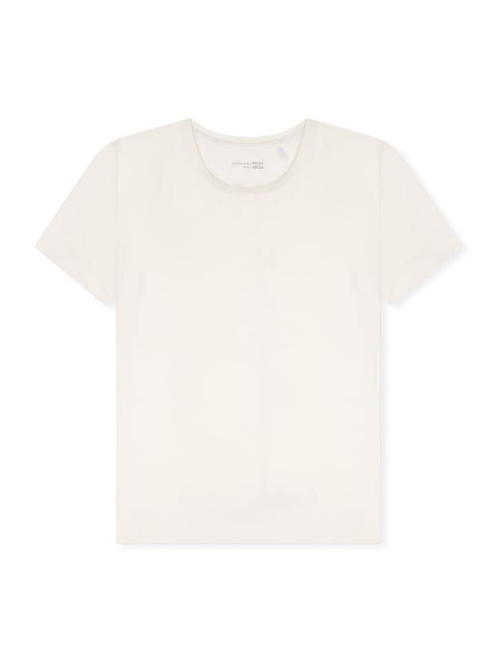 Schlafanzug Oberteil Mix & Relax in Offwhite
