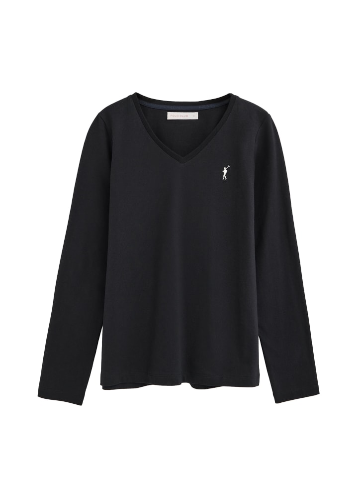 Langarmshirt RIGBY GO GARDA in Schwarz