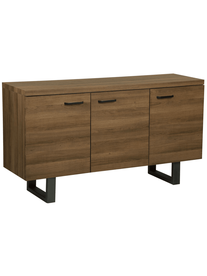 Sideboard TIMBER in Braun/Grau - (W) 140 x (H) 79 x (L) 42 cm