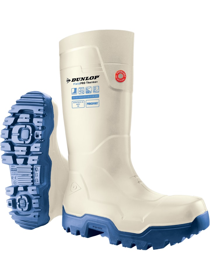 Gummistiefel FieldPRO Thermo+ Full Safety in weiß