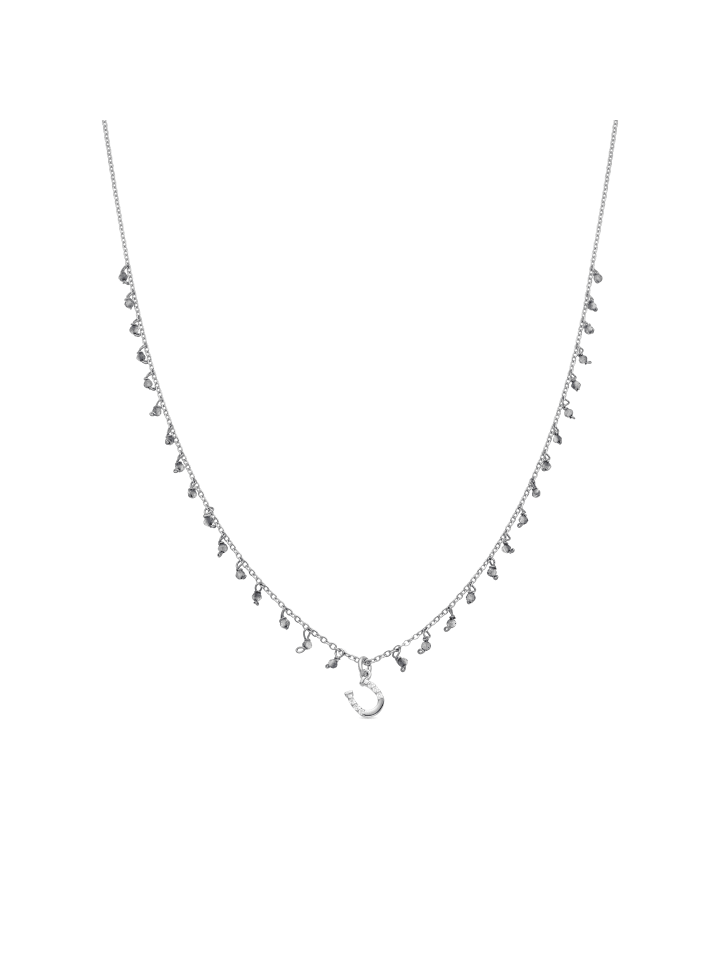 Halskette Good Luck aus 925er Sterlingsilber-GOOD LUCK