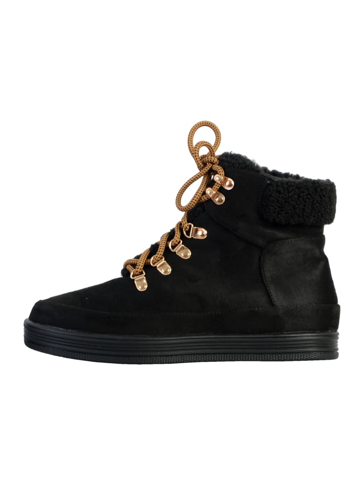 Schnürstiefel Schwarz