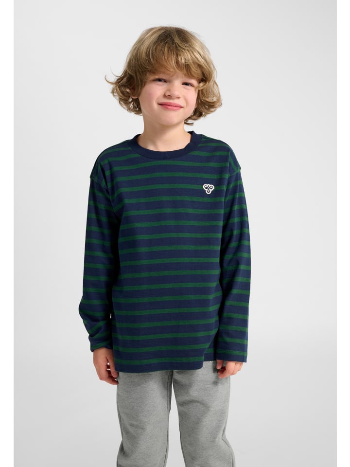 T-Shirt Hmljr Loose Kinder in DRESS BLUES