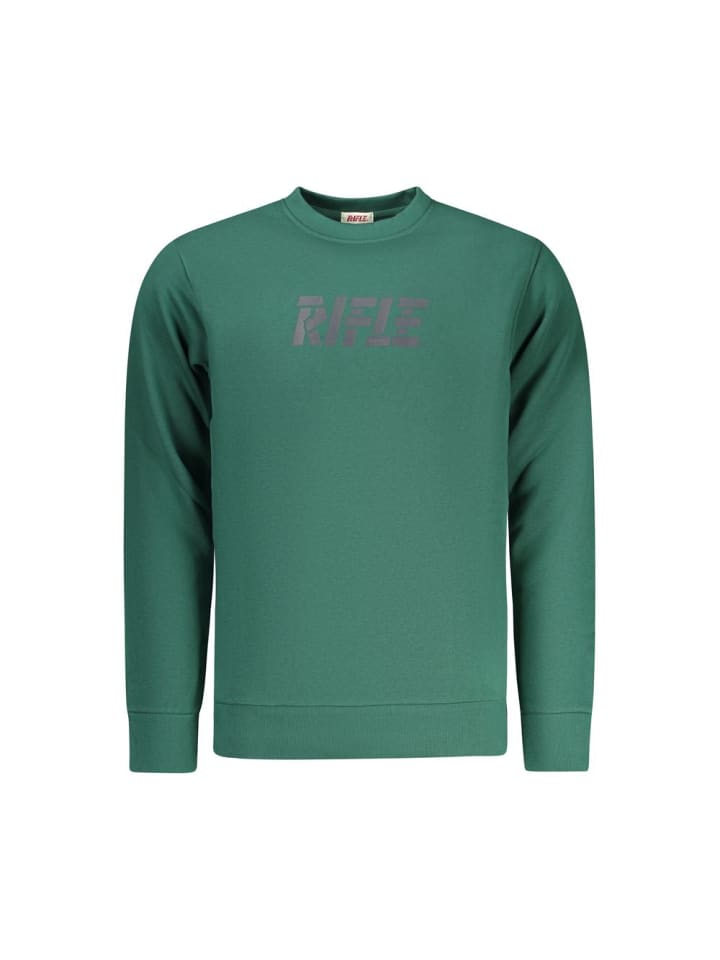 Grün Baumwolle Herren Sweatshirt