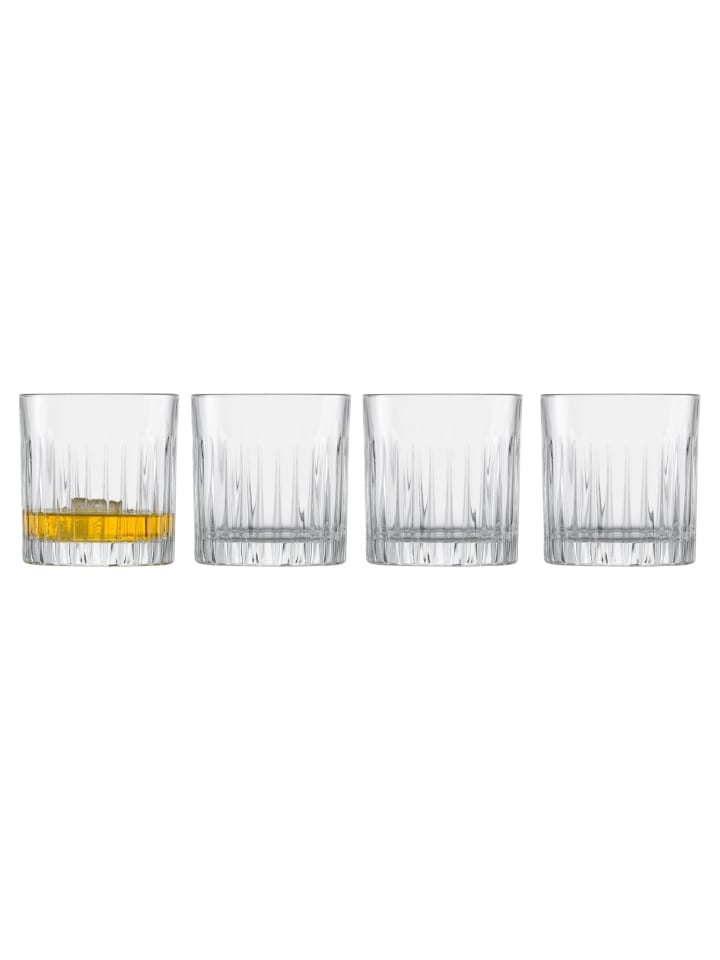 4er Set Whiskygläser Stage in 364 ml in transparent