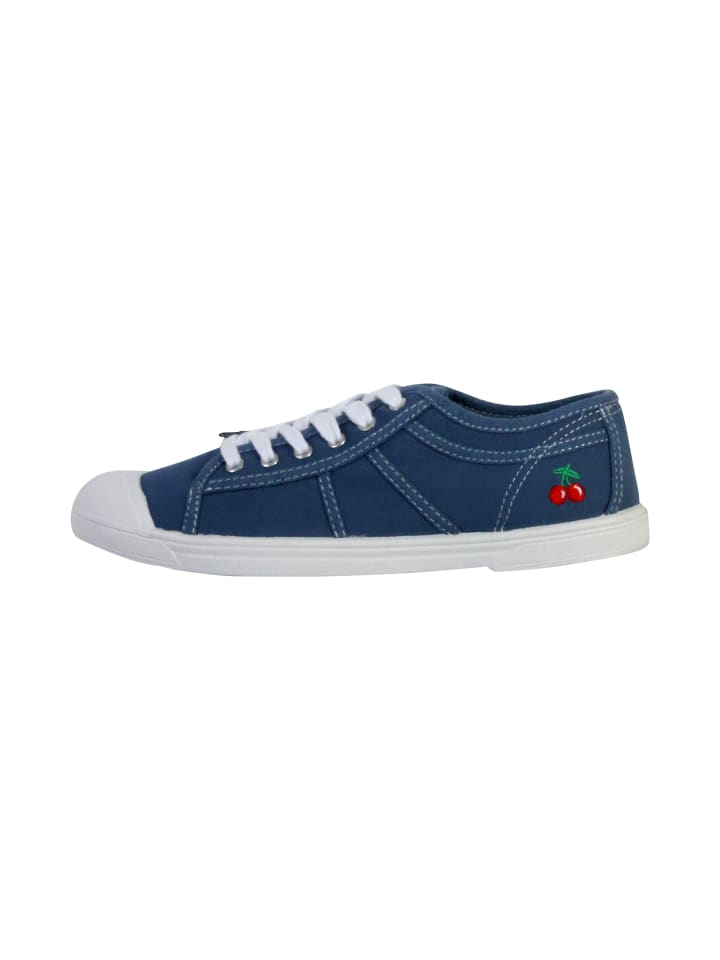 Schnür-Tennisschuhe Basic 02 Blau