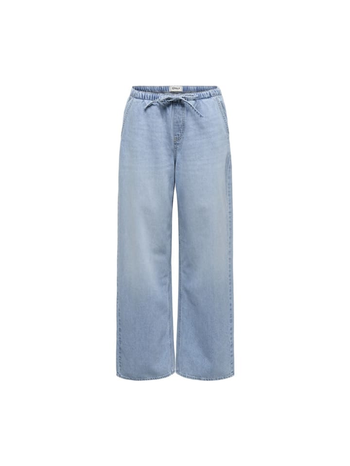 Hose in Light Blue Denim