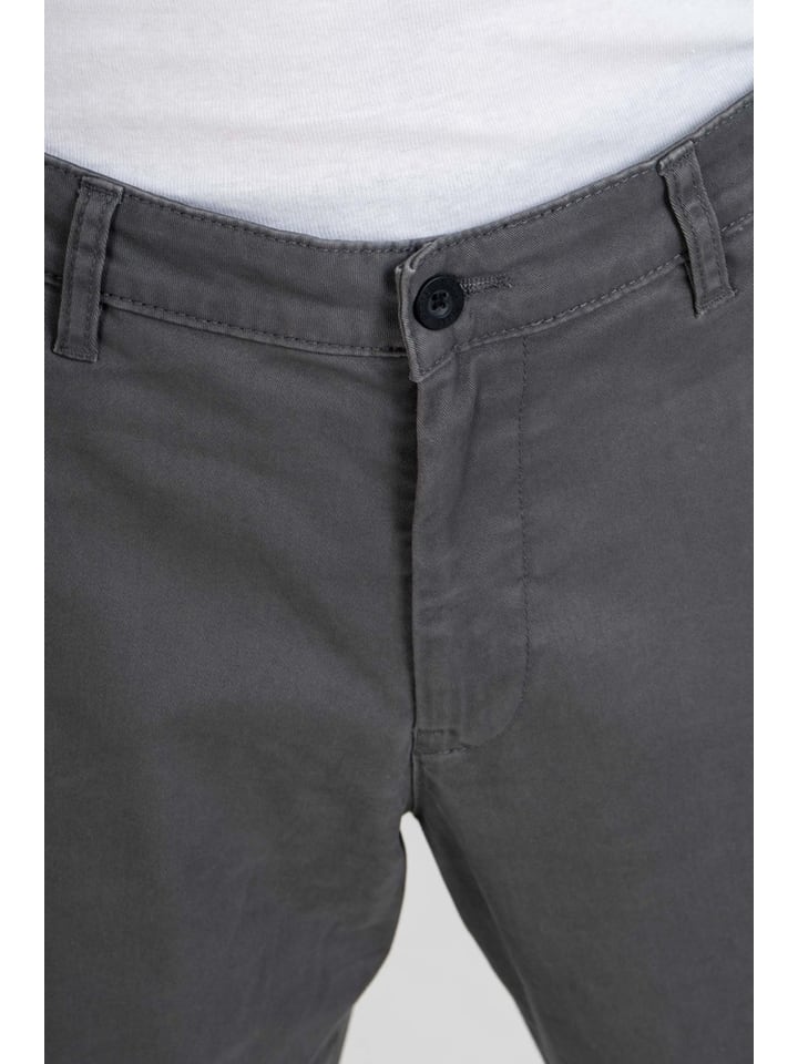 Stoffhose "Regular Flex Chino" in Grau