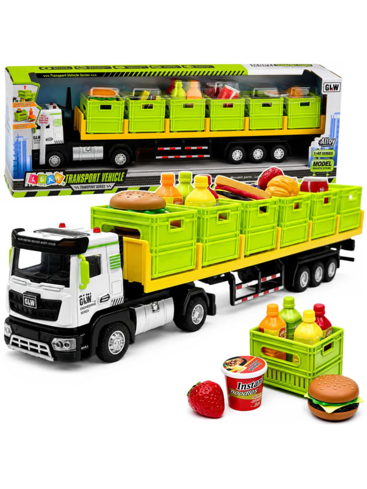 GLW Green Food Transport Truck 1:40