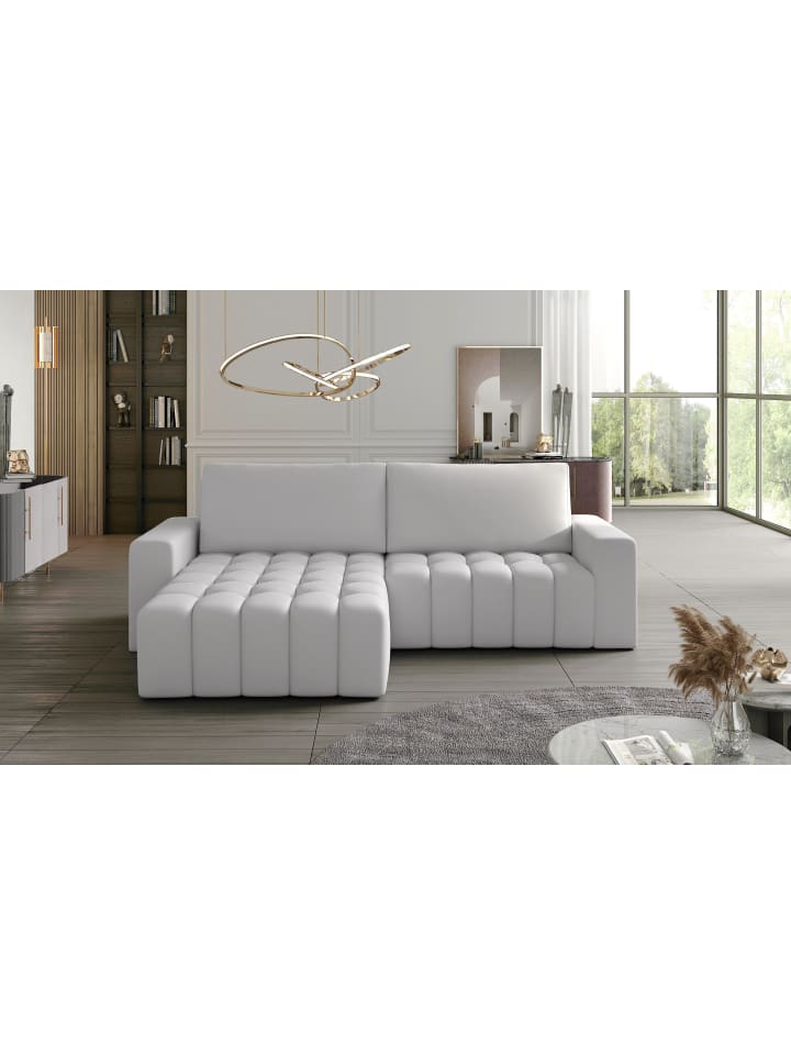 Bonita Recamiere Links in Weiß - (L) 175 x (B) 250 x (H) 92 cm