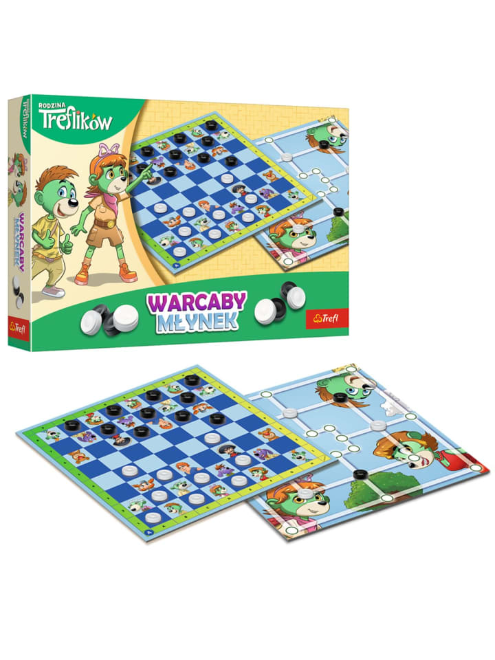 SPIEL - Dame und Mühle Trefl Familie Trefl 02658