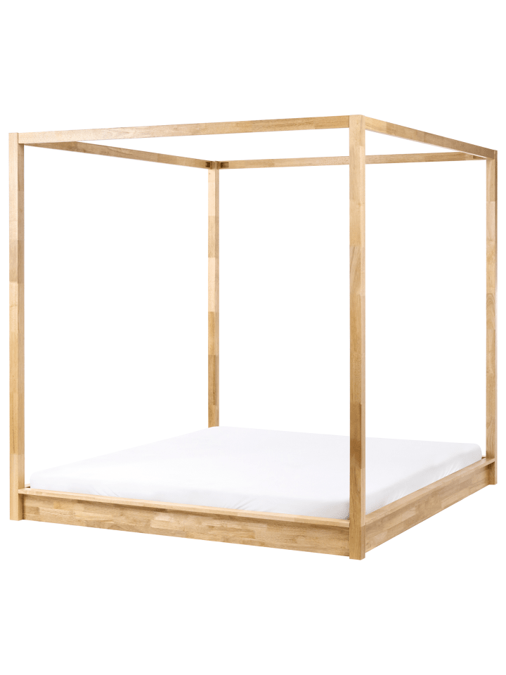 2-tlg Doppelbett HERLIERE in Braun