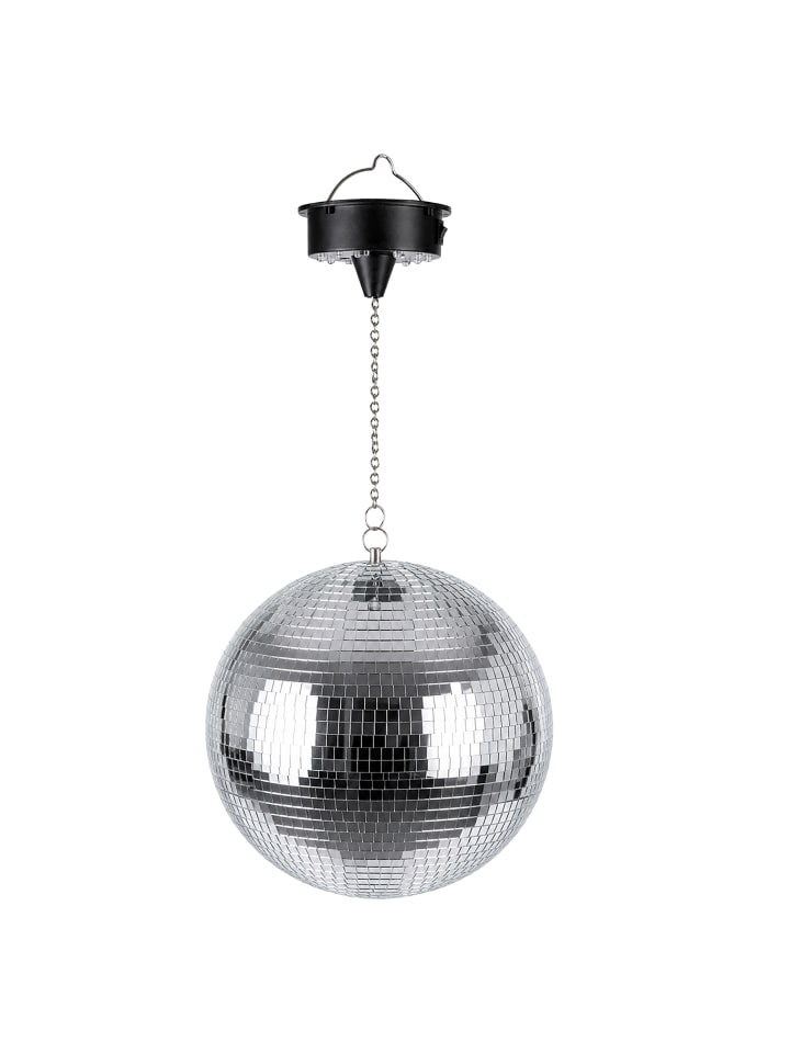 Discokugel in Silber/ Schwarz – Ø 30 cm