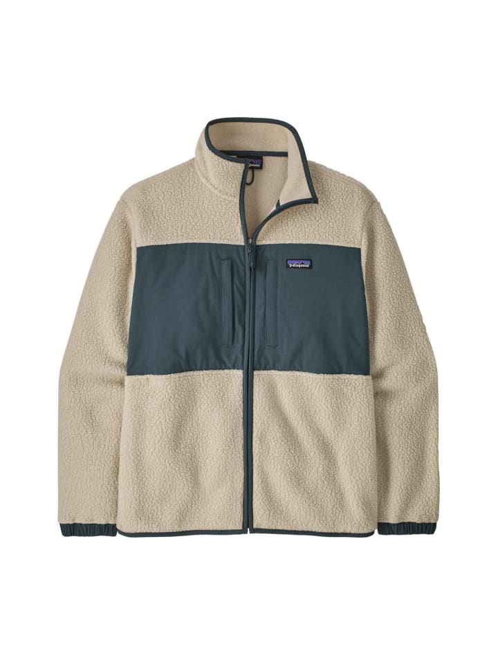 Fleecejacke in beige