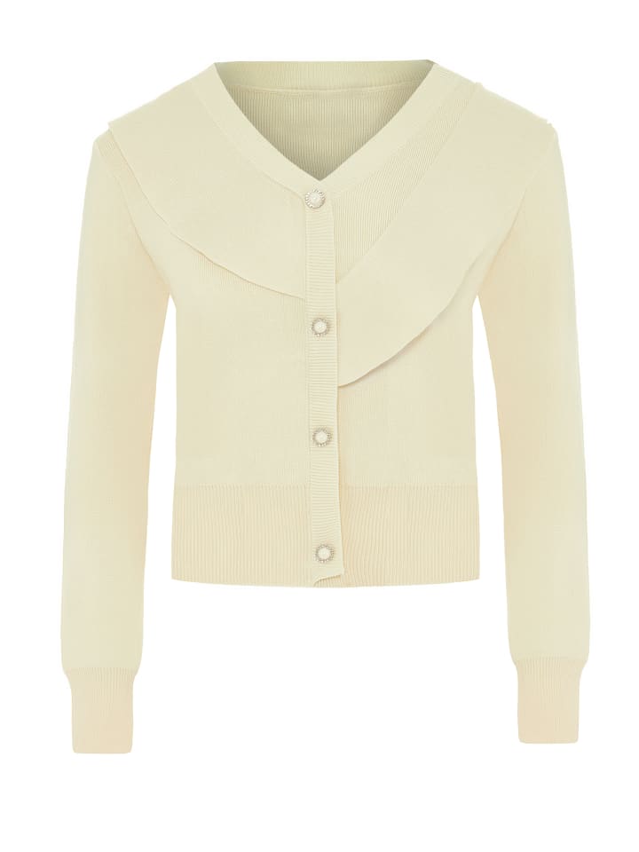 Women Cardigan in Wollweiss
