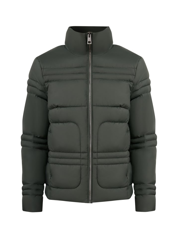 Steppjacke Wattiert in dark green