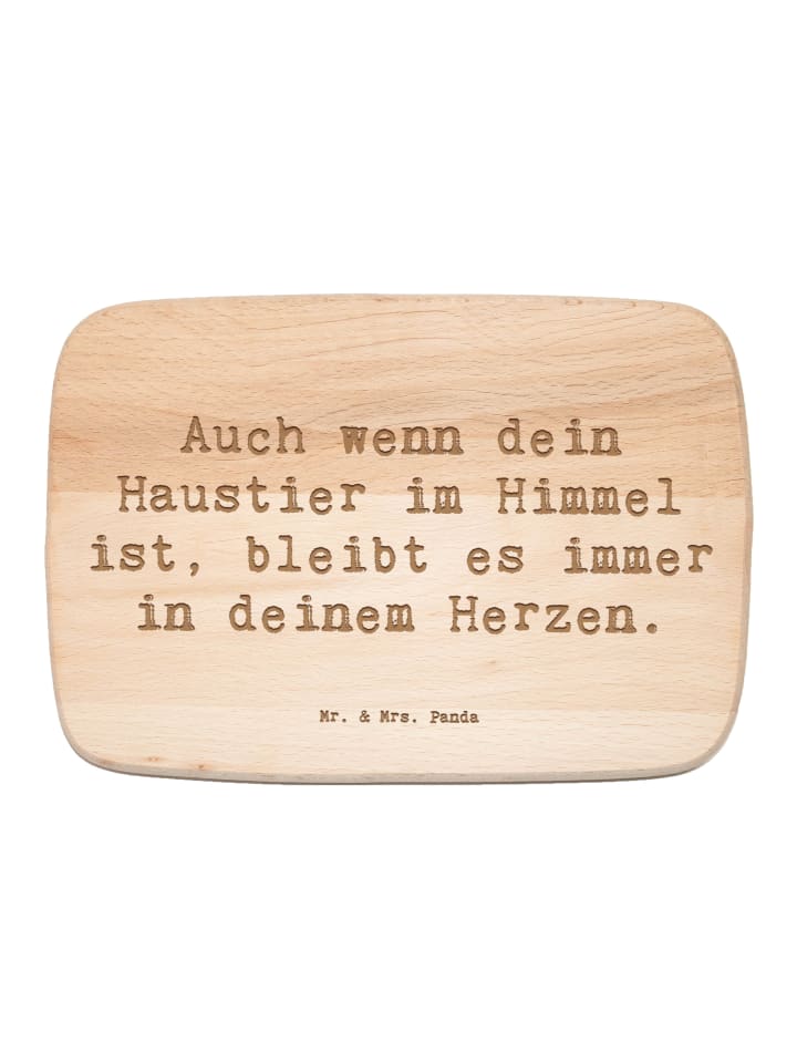 Schneidebrett Holz Spruch Trauerbewältigung Hau... in Transparent
