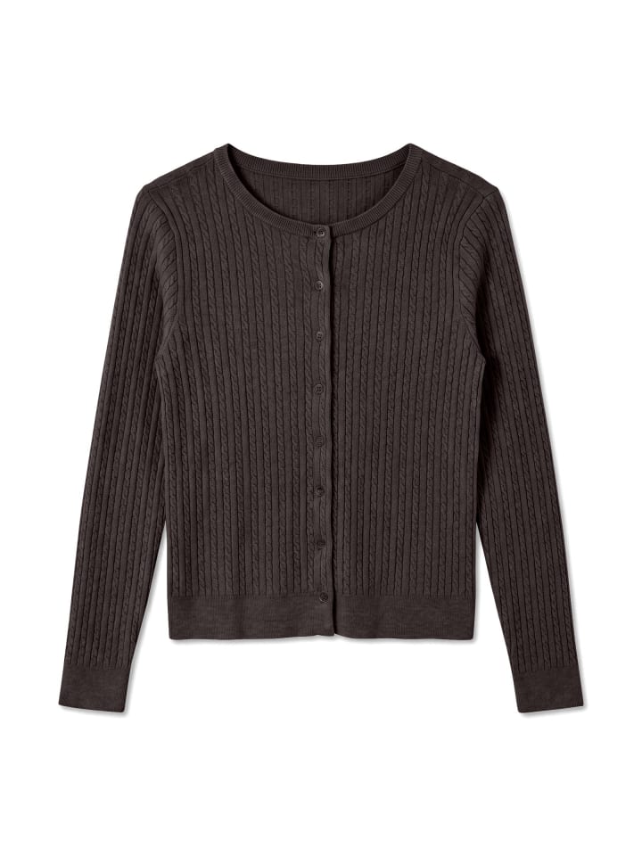 Strickjacke in Chocolate Torte