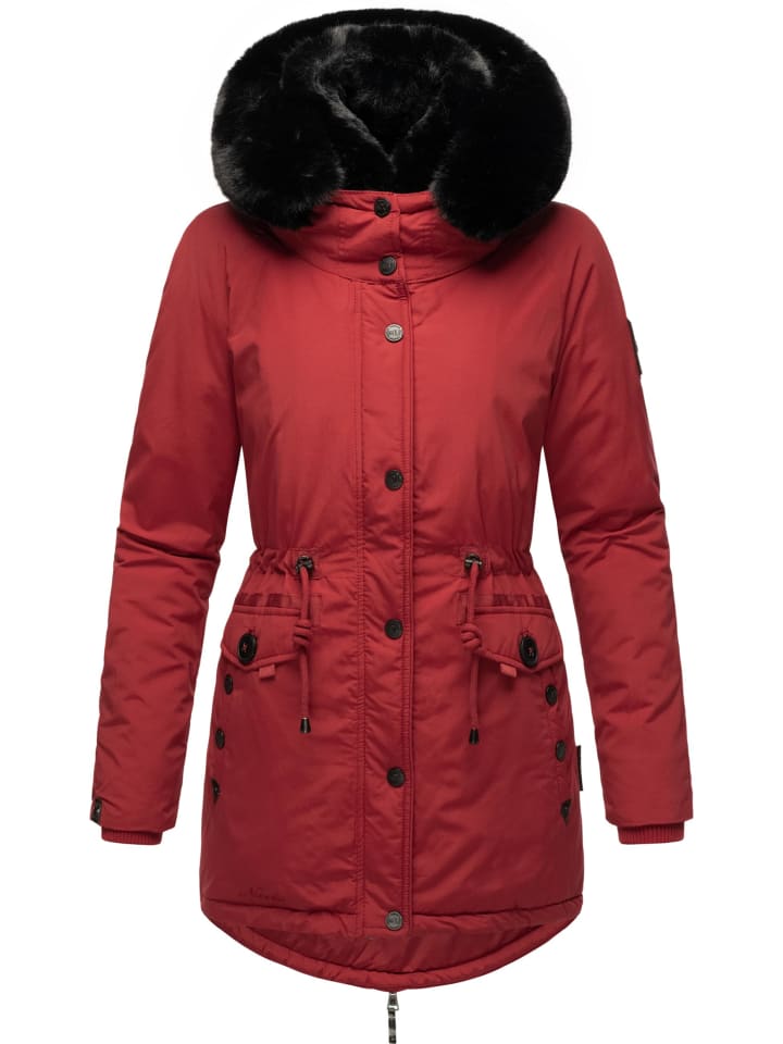 Wintermantel Sweety Deluxe in Blood Red