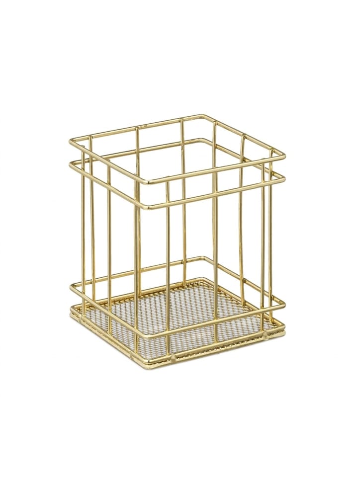 10 x Stiftehalter in Gold