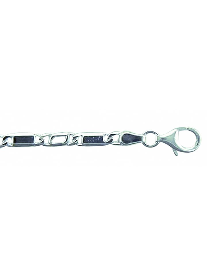 Damen 925 Silber Fantasie Halskette 45 cm Ø 3 mm in silber
