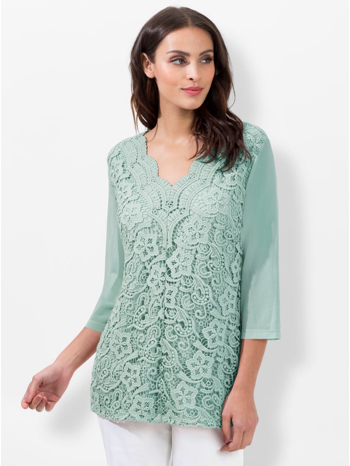 Shirt in kalkmint