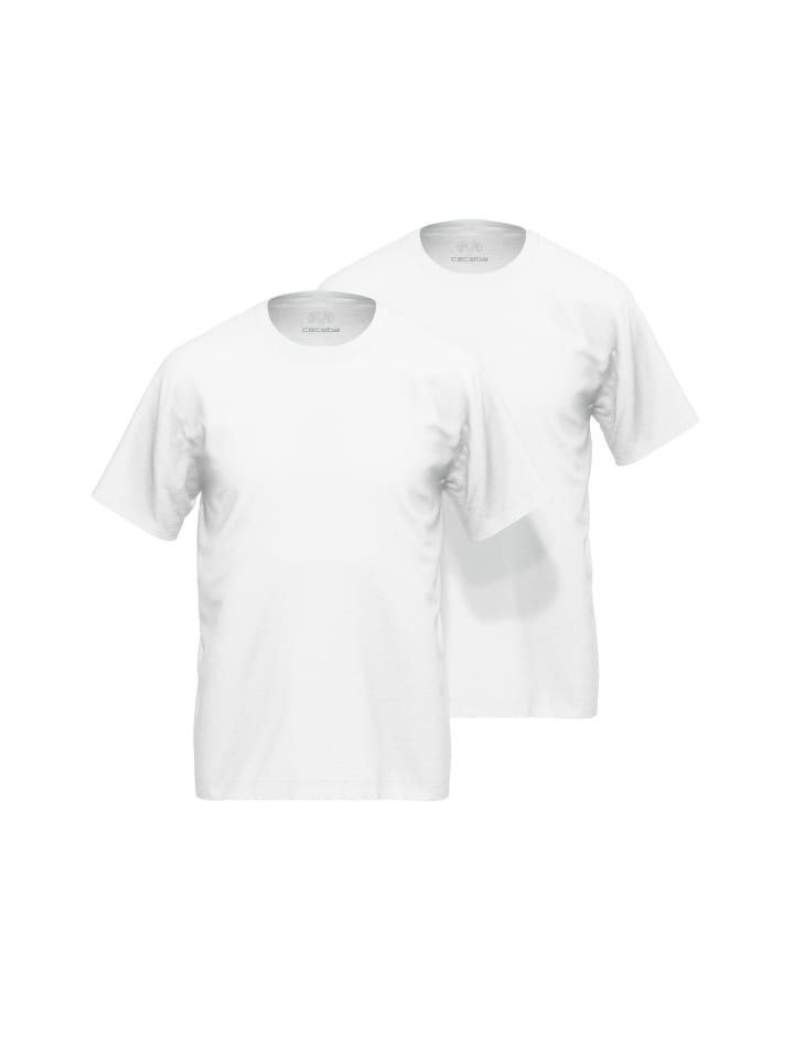 Shirt 2Er Pack Nevada in weiß-hell-uni