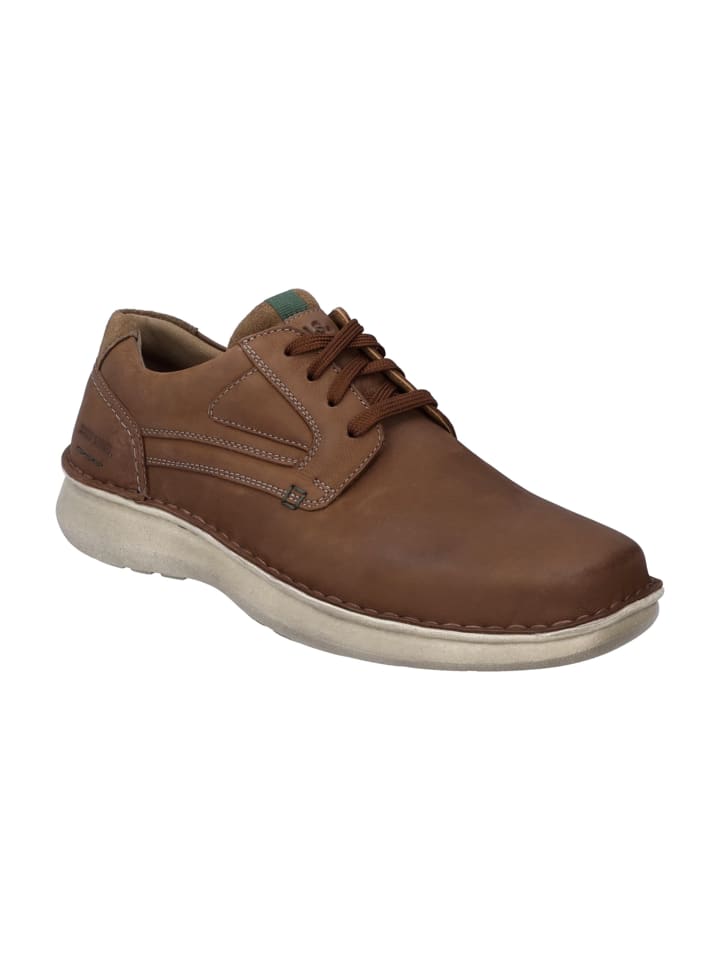 Komfort Schnürschuhe in Braun