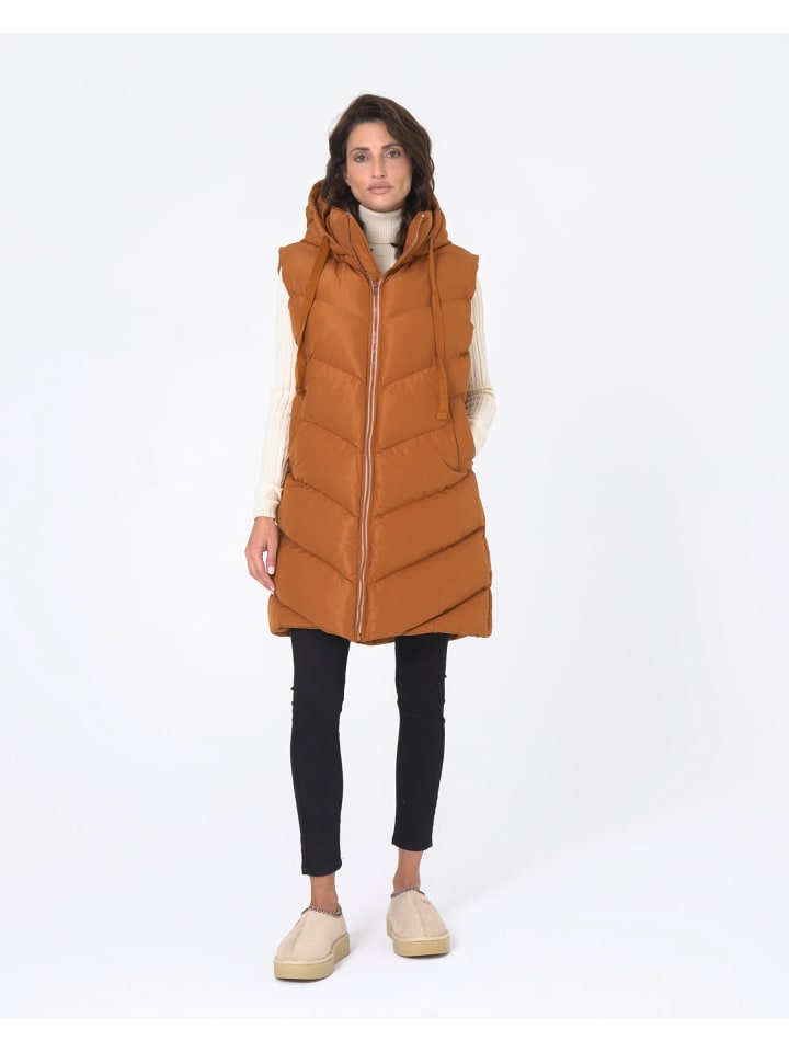 Steppweste Elisa in brown