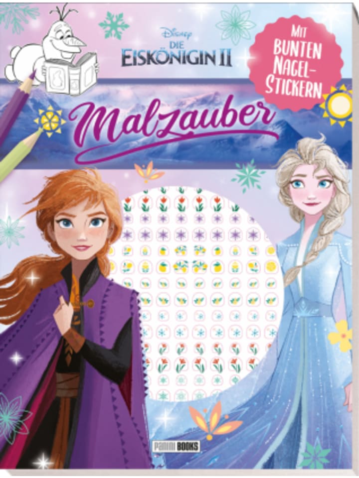 Buch - Disney Die Eiskönigin 2: Malzauber - Mit bunten Nagelstickern!