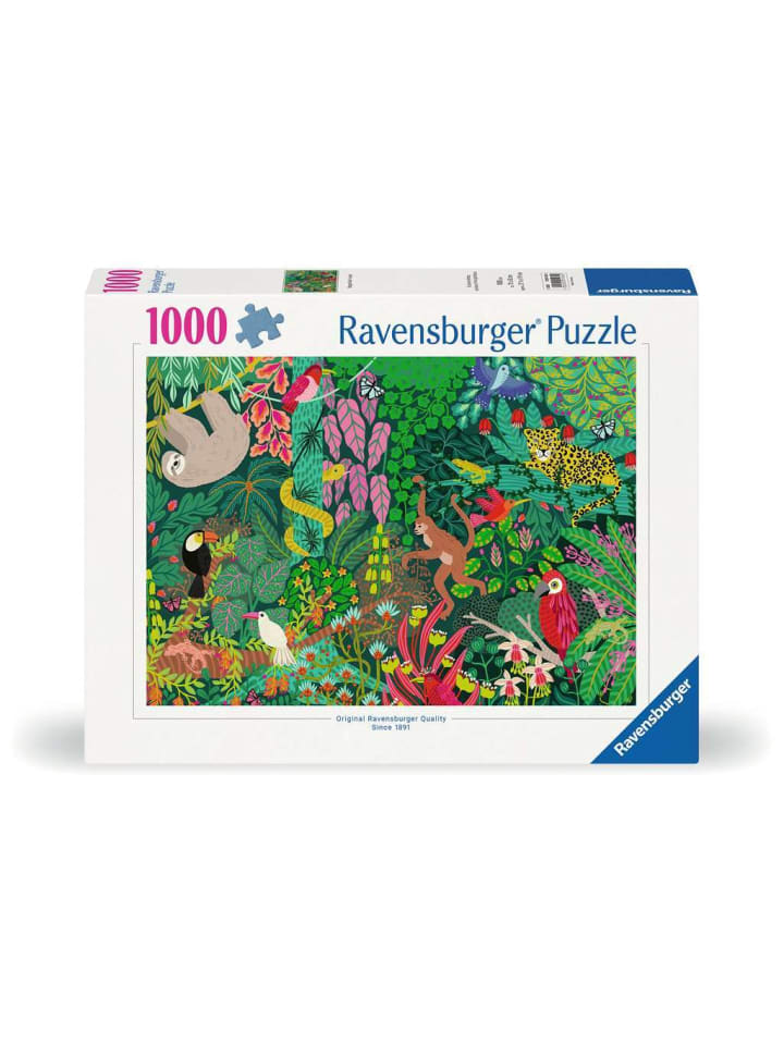 Ravensburger Puzzle 1.000 Teile Magischer Regenwald in bunt