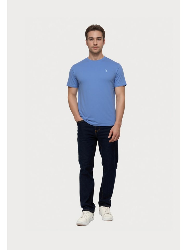 T-Shirt in blau