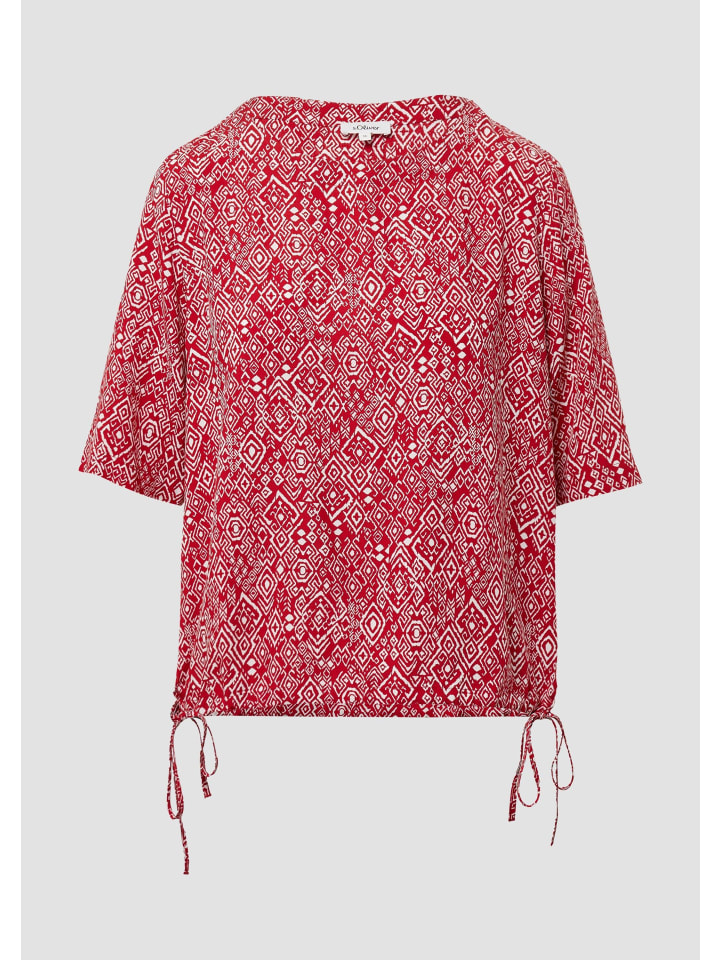 Bluse in 35B0_mohnrot