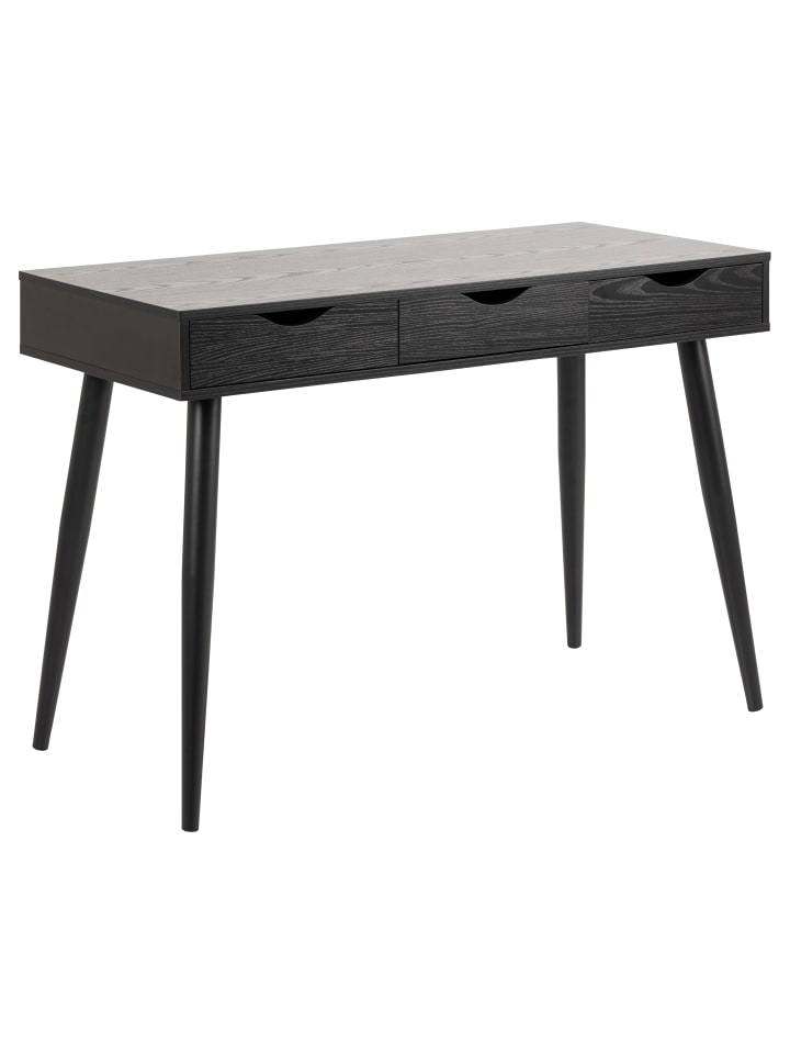 Schreibtisch Nete Schwarz 110 x 50 cm
