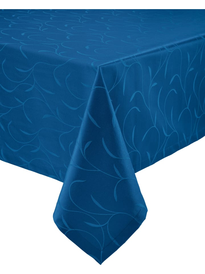 Jacquard Tischdecke Remscheid in blau