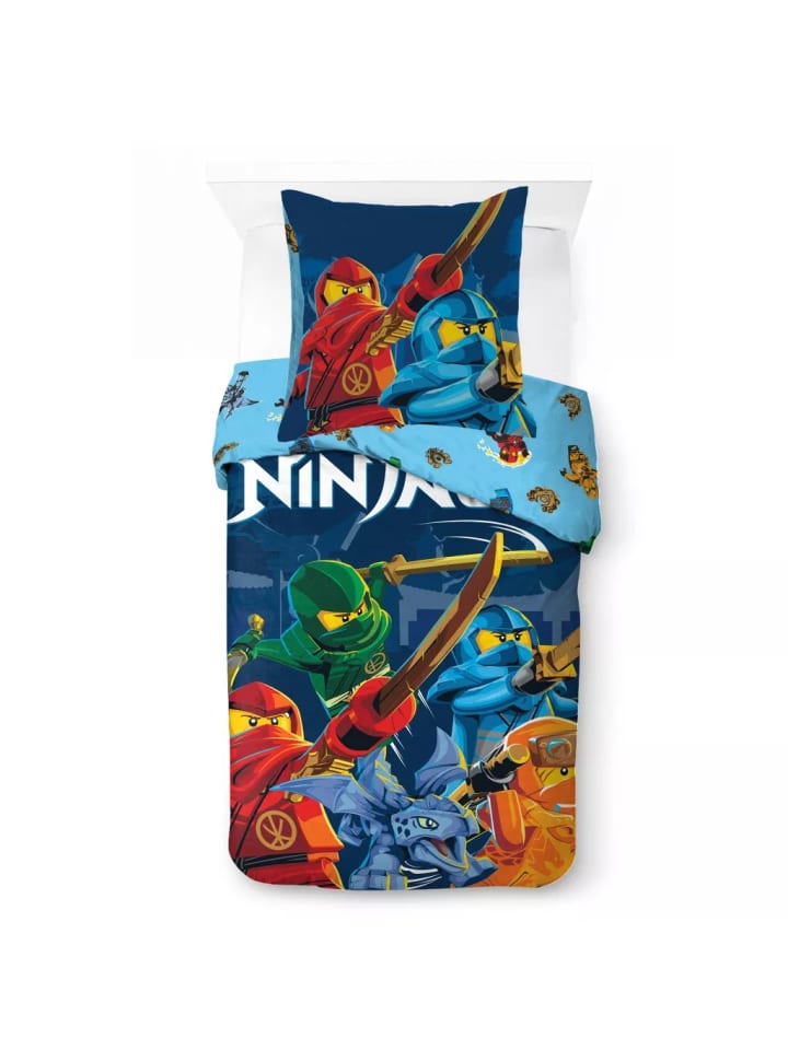LEGO Ninjago Kinderbettwäsche-Set Abenteuer für kleine Ninja-Fans