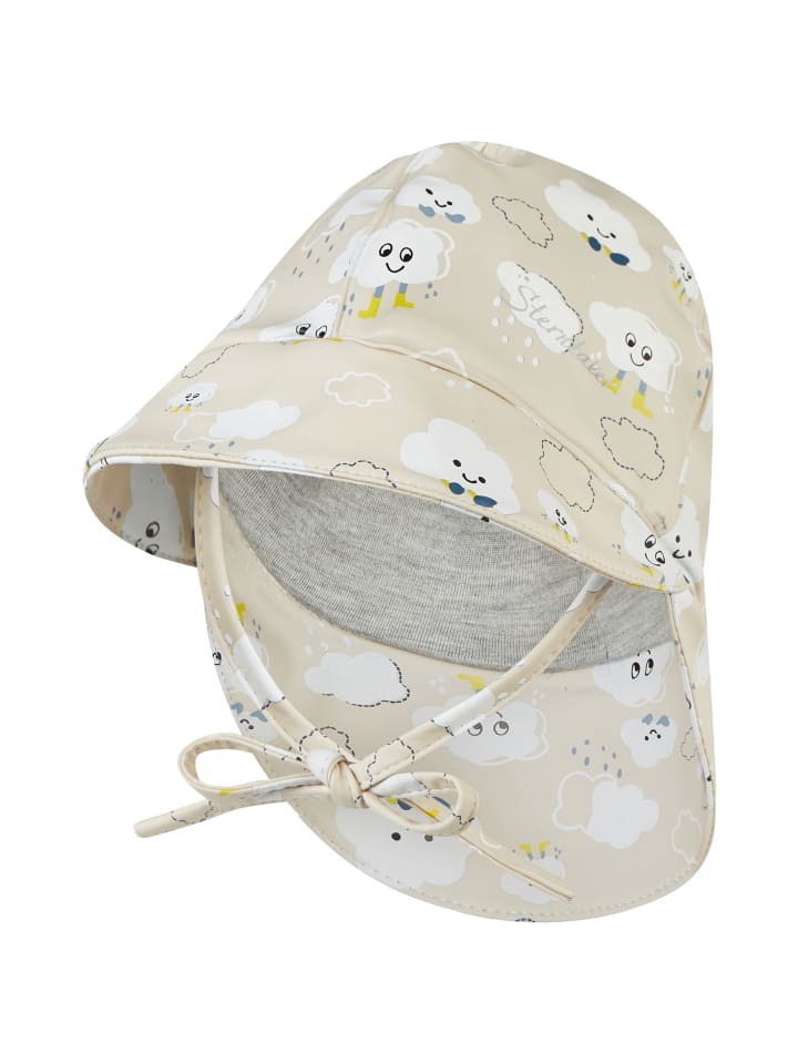 Farbwechsel Regenhut Wolken in beige