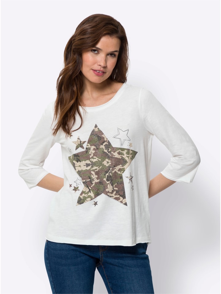 Shirt in ecru