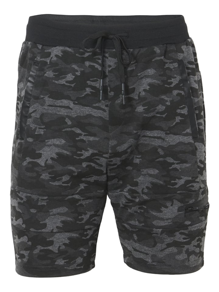 JOGGER INTERLOCK PRINT SHORTS in CAMUFLAJE / KAMOUFLAGE