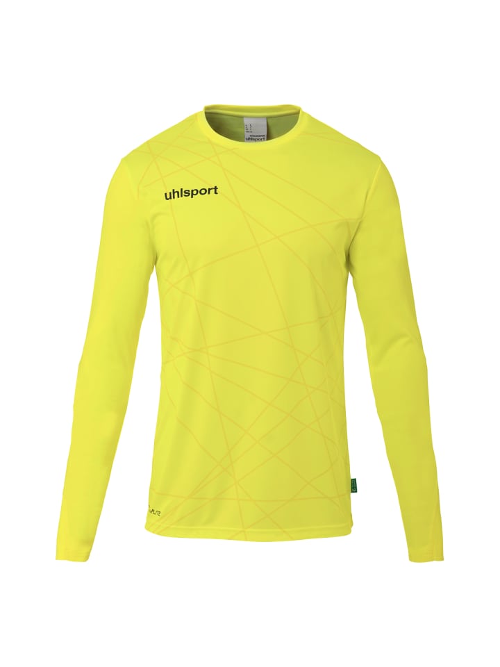 Longsleeve Torwart Trikot Prediction in fluo gelb/schwarz