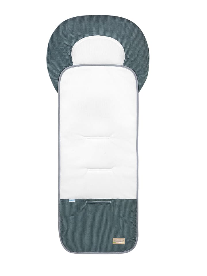 Babycool-Auflage für Kinderwagen in Steel