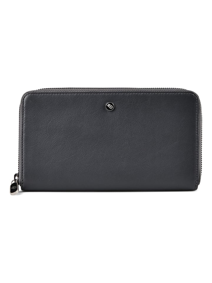 Downtown Geldbörse RFID Schutz Leder 19.5 cm iron gate